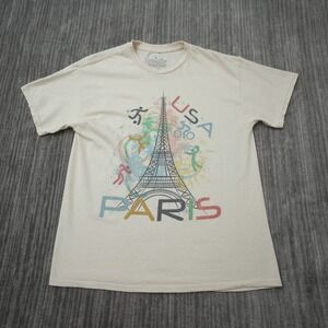 USA Paris Olympics Shirt Mens American Goodie Two Sleeves Paint Large